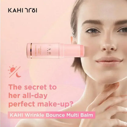 Korean Bounce Multi Balm Collagen Pink Stick Deep Moisturizing Multi Cream Hydrated Skin Care 9g